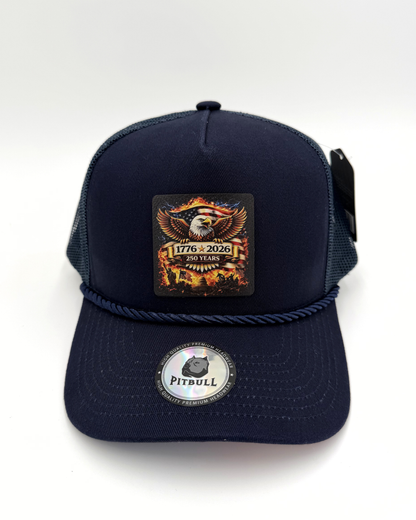 United States 250th Anniversary - Custom Engraved Patch Hat